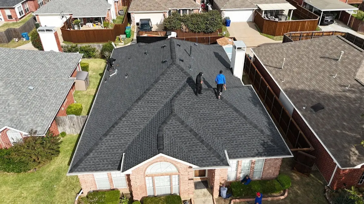 Slate & Tile Roof Repair work in progress on a Camarillo property
